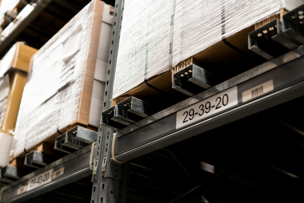 Warehouse with a ton of stock waiting to be delivered to online shoppers